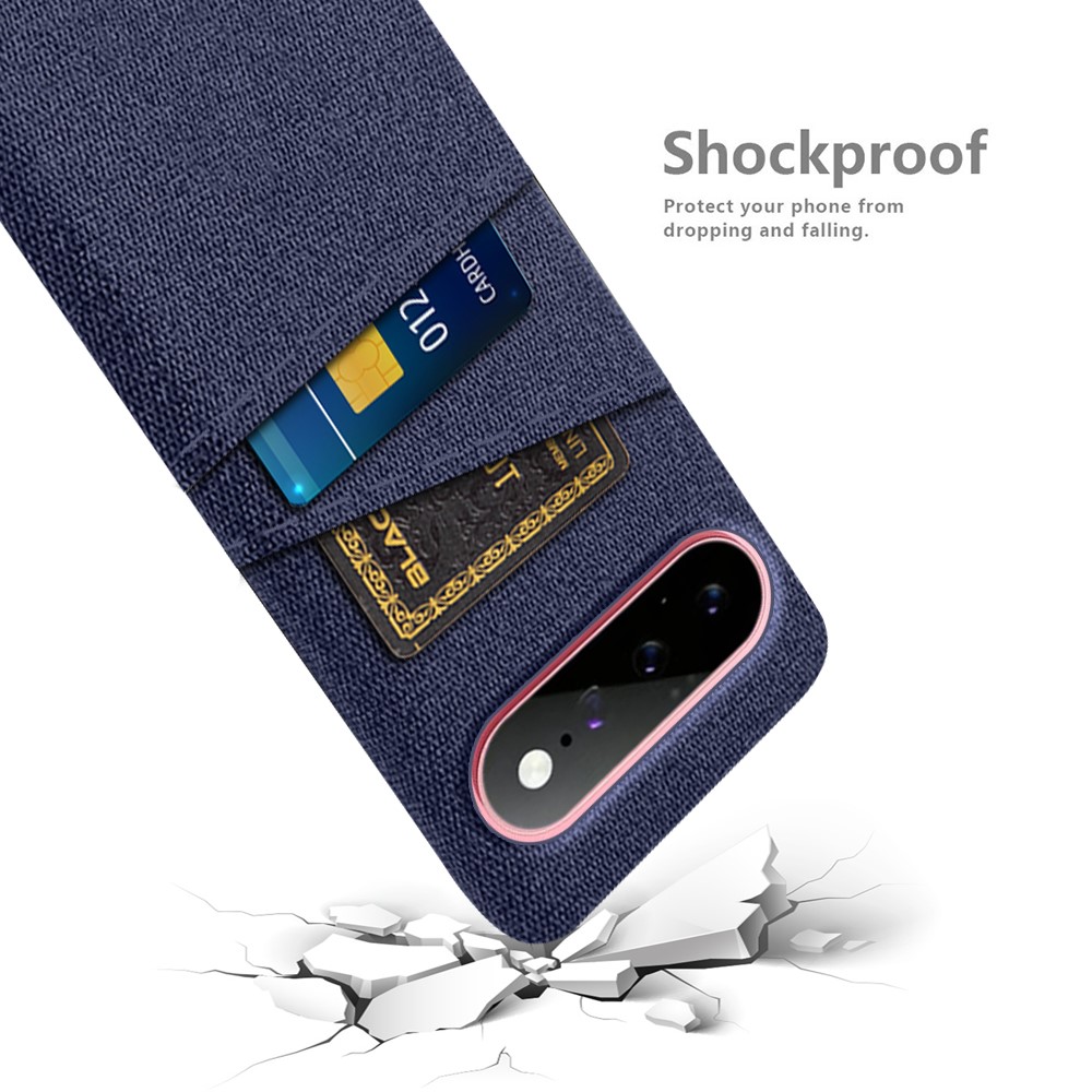  Google Pixel 11/11 Pro Skal Med Kortfack Blå