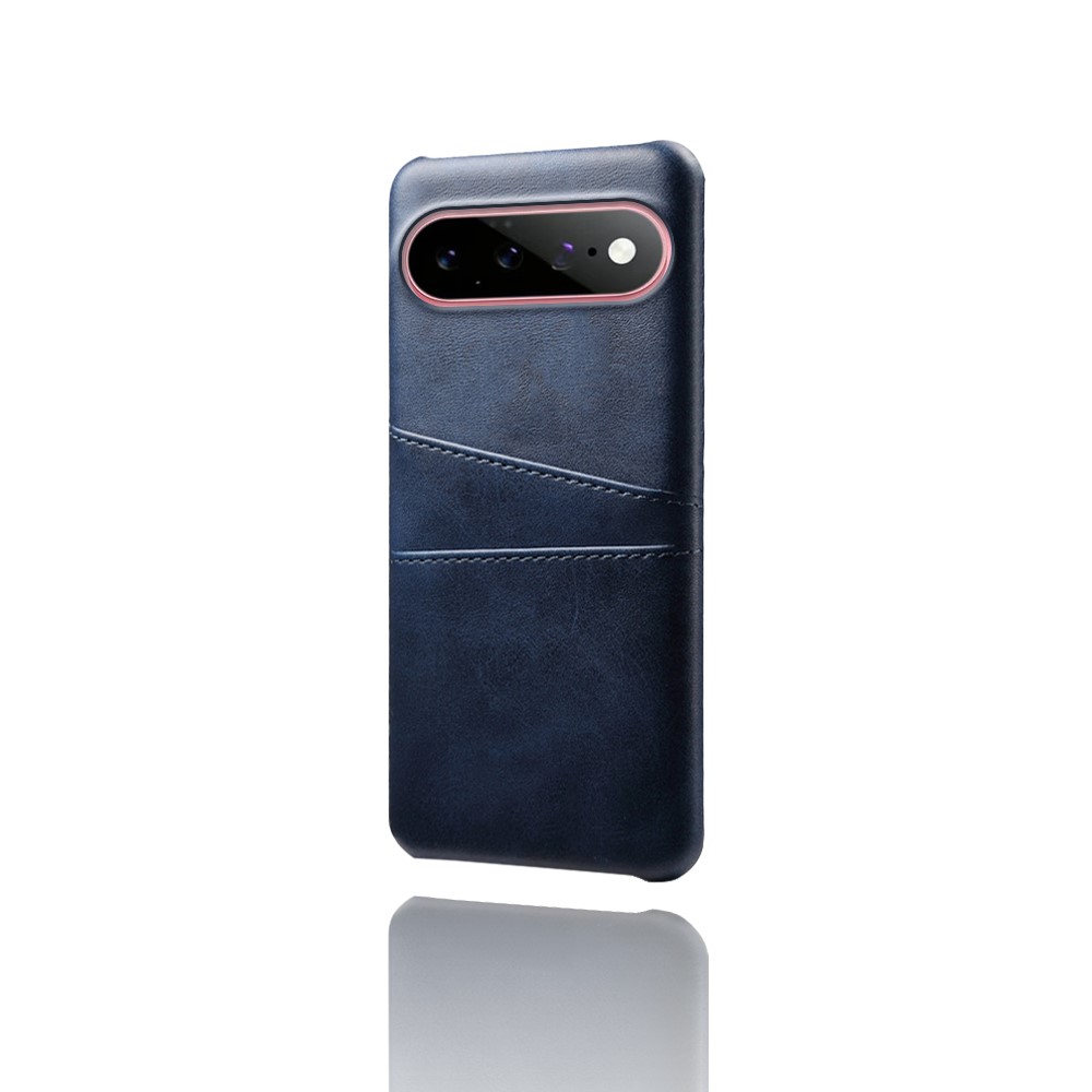  Google Pixel 11/11 Pro Skal PU Läder Med 2 Kortfack Blå