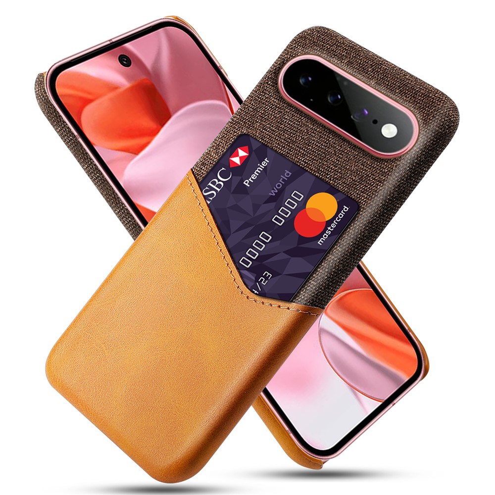  Google Pixel 11/11 Pro Skal PU Läder Med Korthållare Orange
