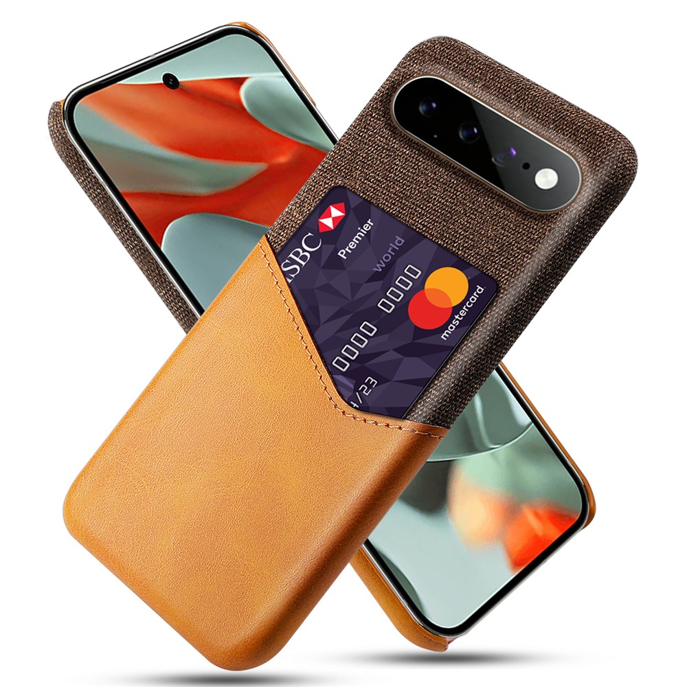  Google Pixel 11 Pro XL Skal PU Läder Med Korthållare Orange