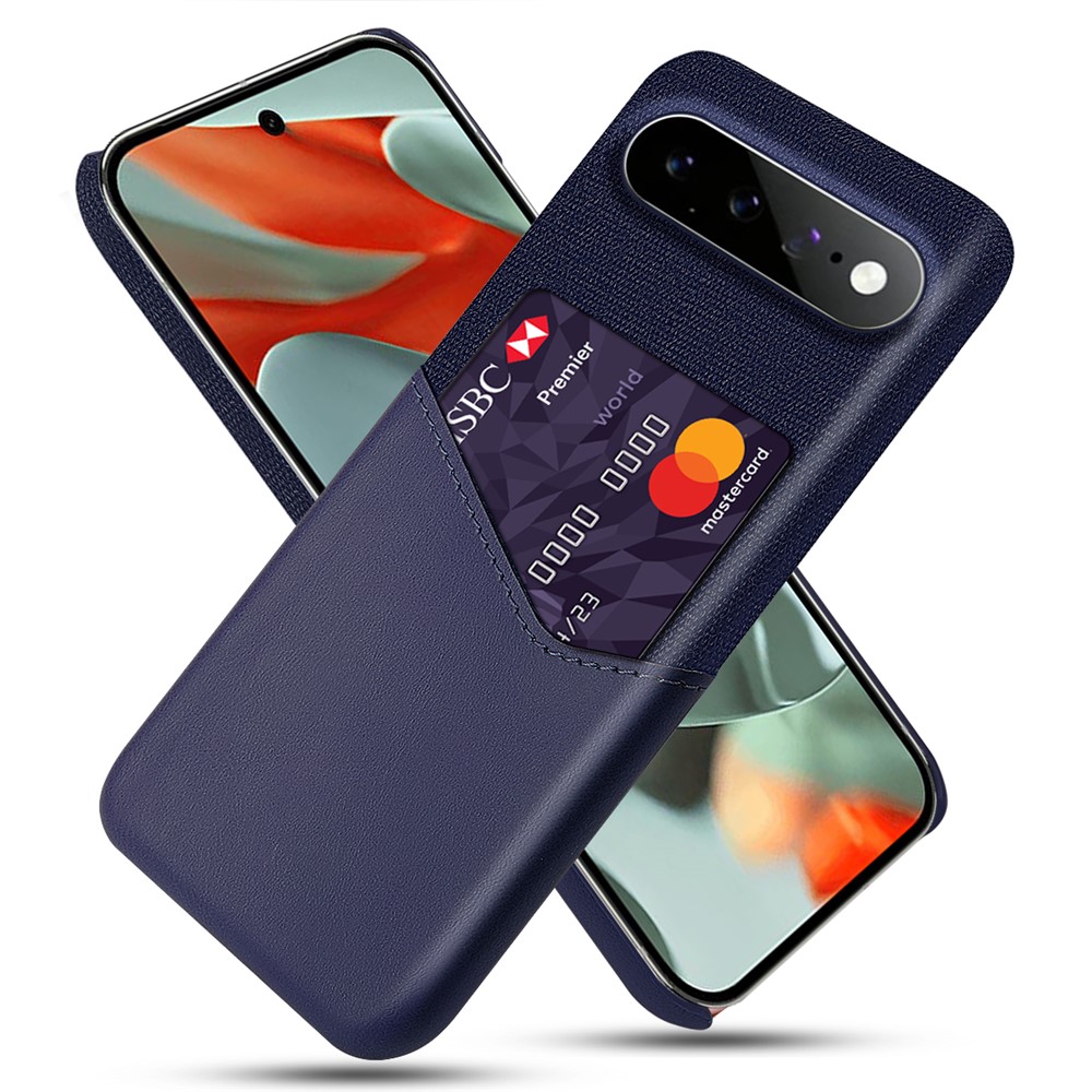  Google Pixel 11 Pro XL Skal PU Läder Med Korthållare Blå