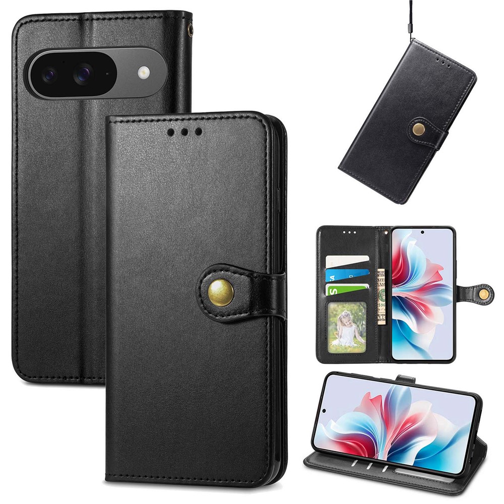  Google Pixel 11 / 11 Pro Fodral PU Läder Med Rem