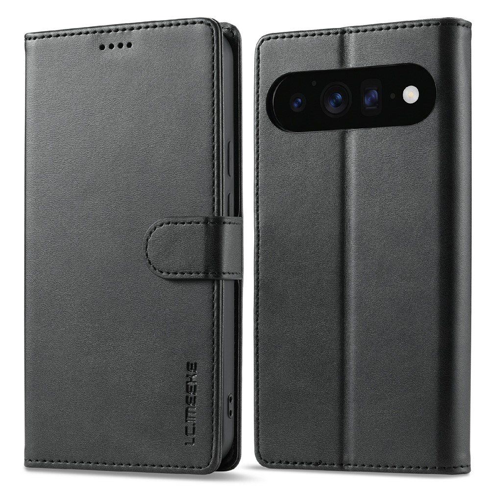 LC.IMEEKE LC.IMEEKE Google Pixel 11 Pro XL Fodral Läder Svart