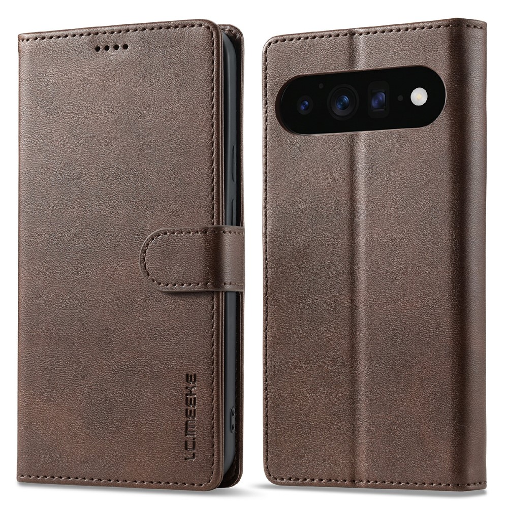 LC.IMEEKE LC.IMEEKE Google Pixel 11/11 Pro Fodral Läder Brun