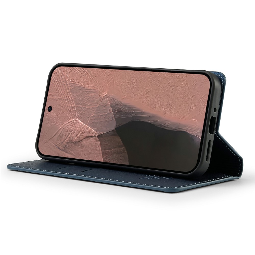 LC.IMEEKE LC.IMEEKE Google Pixel 11 Pro XL Fodral Flip Läder Blå