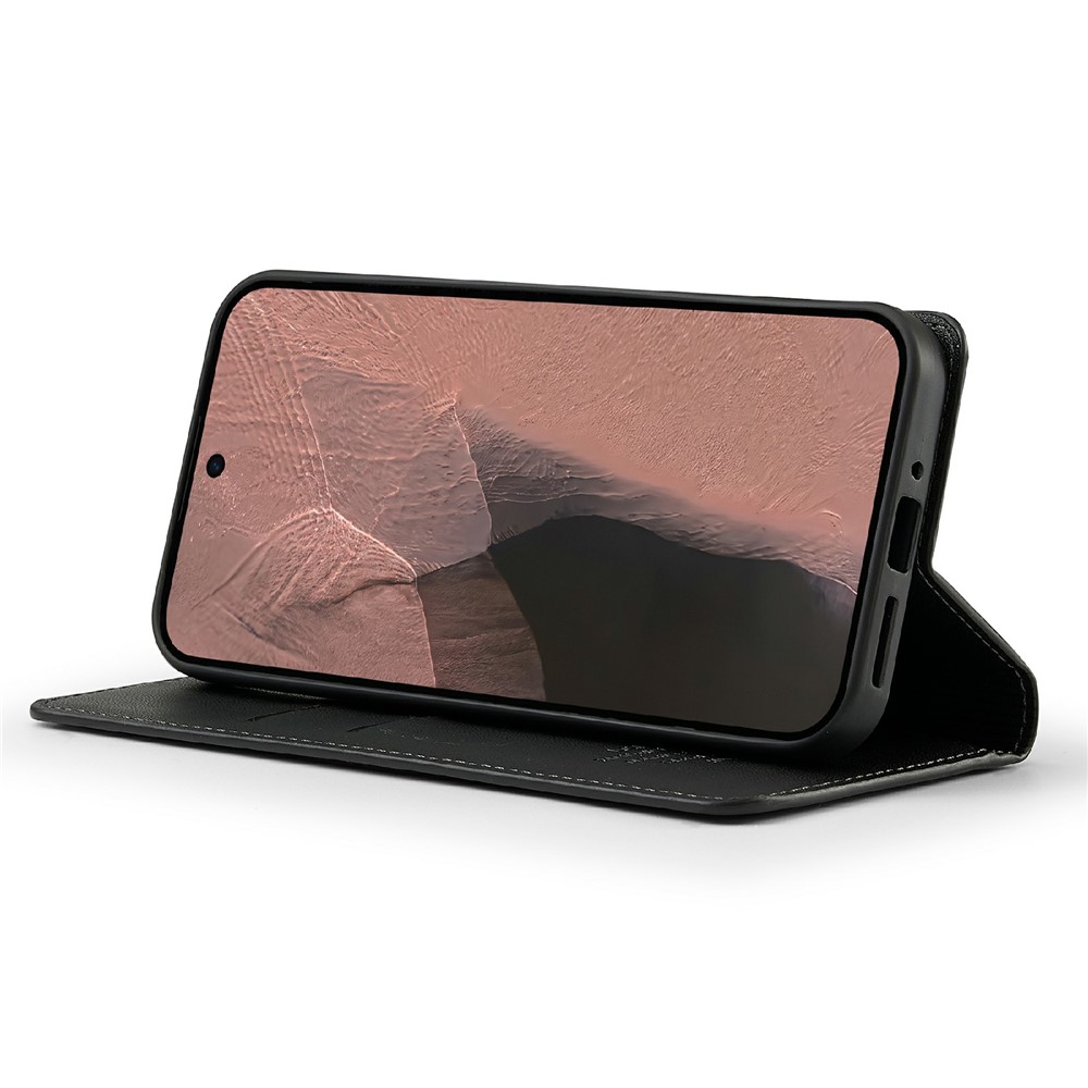 LC.IMEEKE LC.IMEEKE Google Pixel 11/11 Pro Fodral Flip Läder Svart