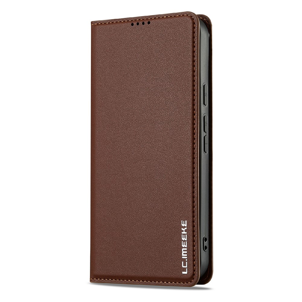 LC.IMEEKE LC.IMEEKE Google Pixel 11/11 Pro Fodral Flip Läder Brun