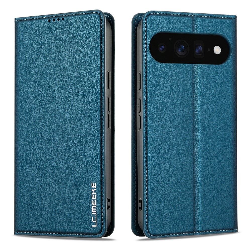 LC.IMEEKE LC.IMEEKE Google Pixel 11/11 Pro Fodral Flip Läder Blå
