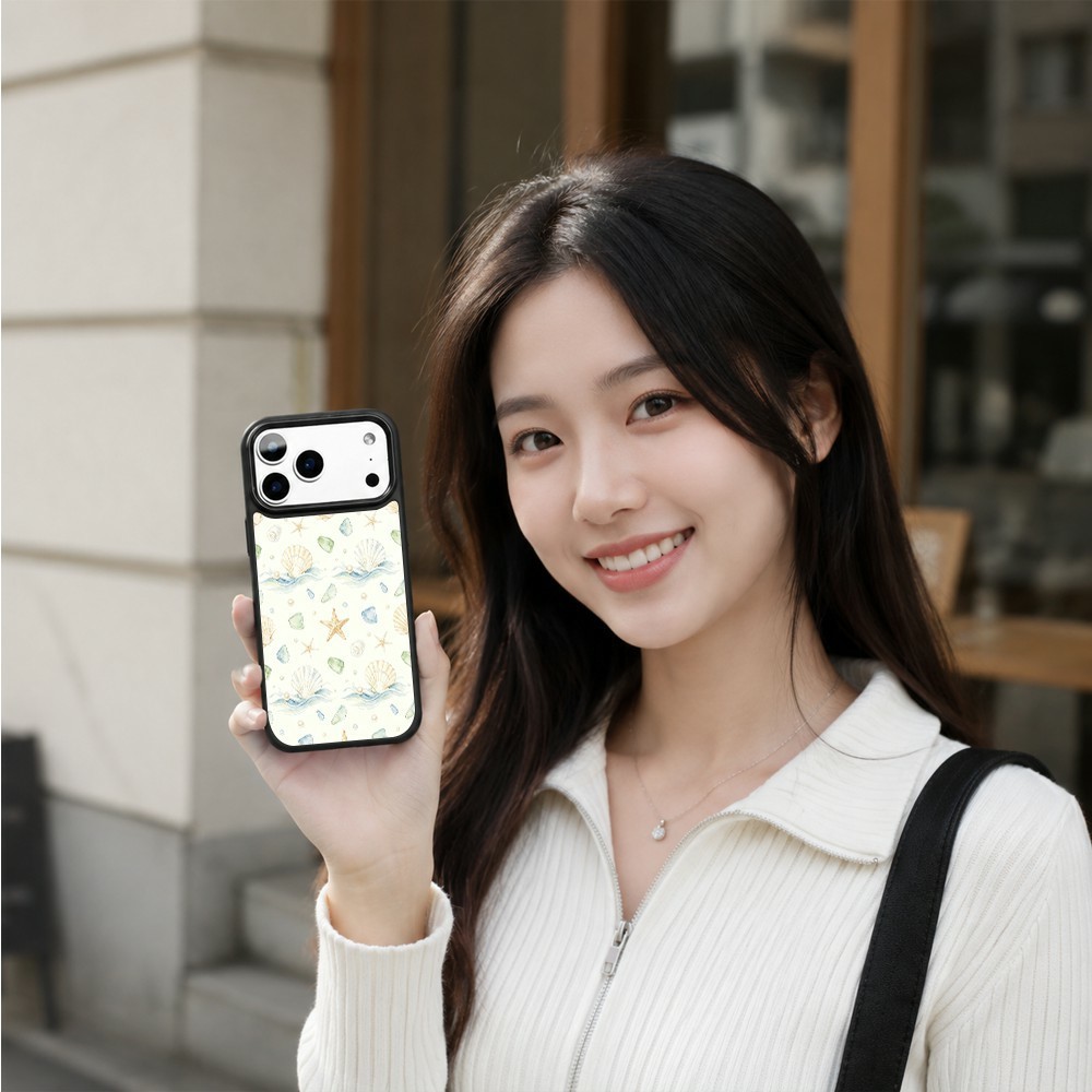  iPhone 18 Pro / 17 Pro Skal MagSafe UV-Mönster Snäckor