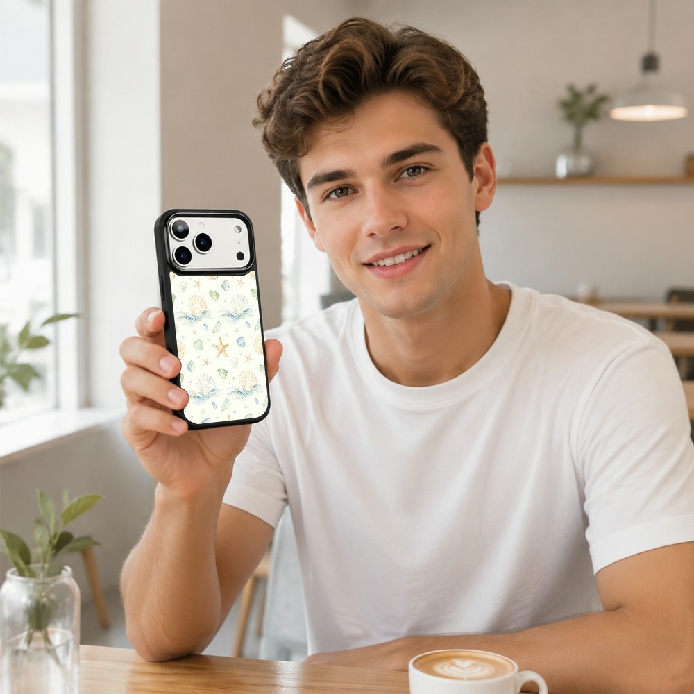  iPhone 18 Pro / 17 Pro Skal MagSafe UV-Mönster Snäckor