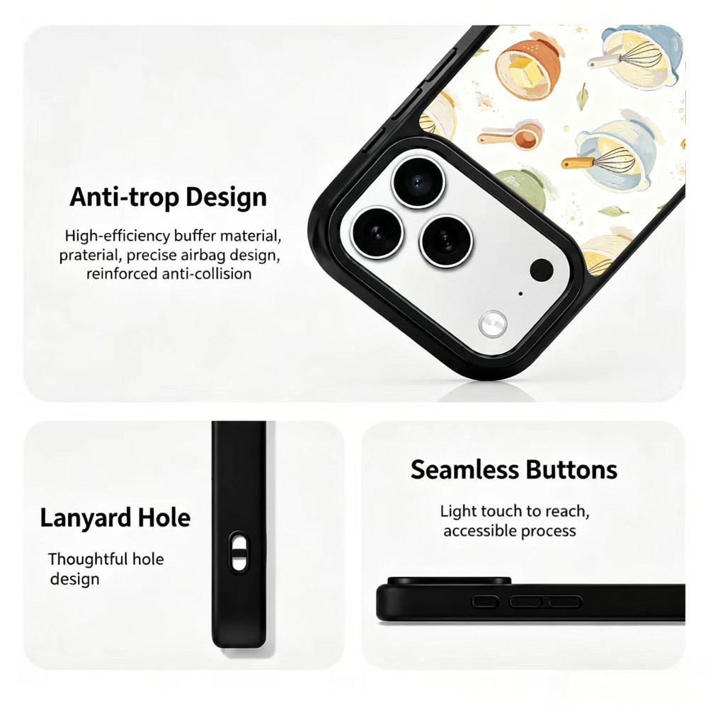  iPhone 18 Pro / 17 Pro Skal MagSafe UV-Mönster Baka