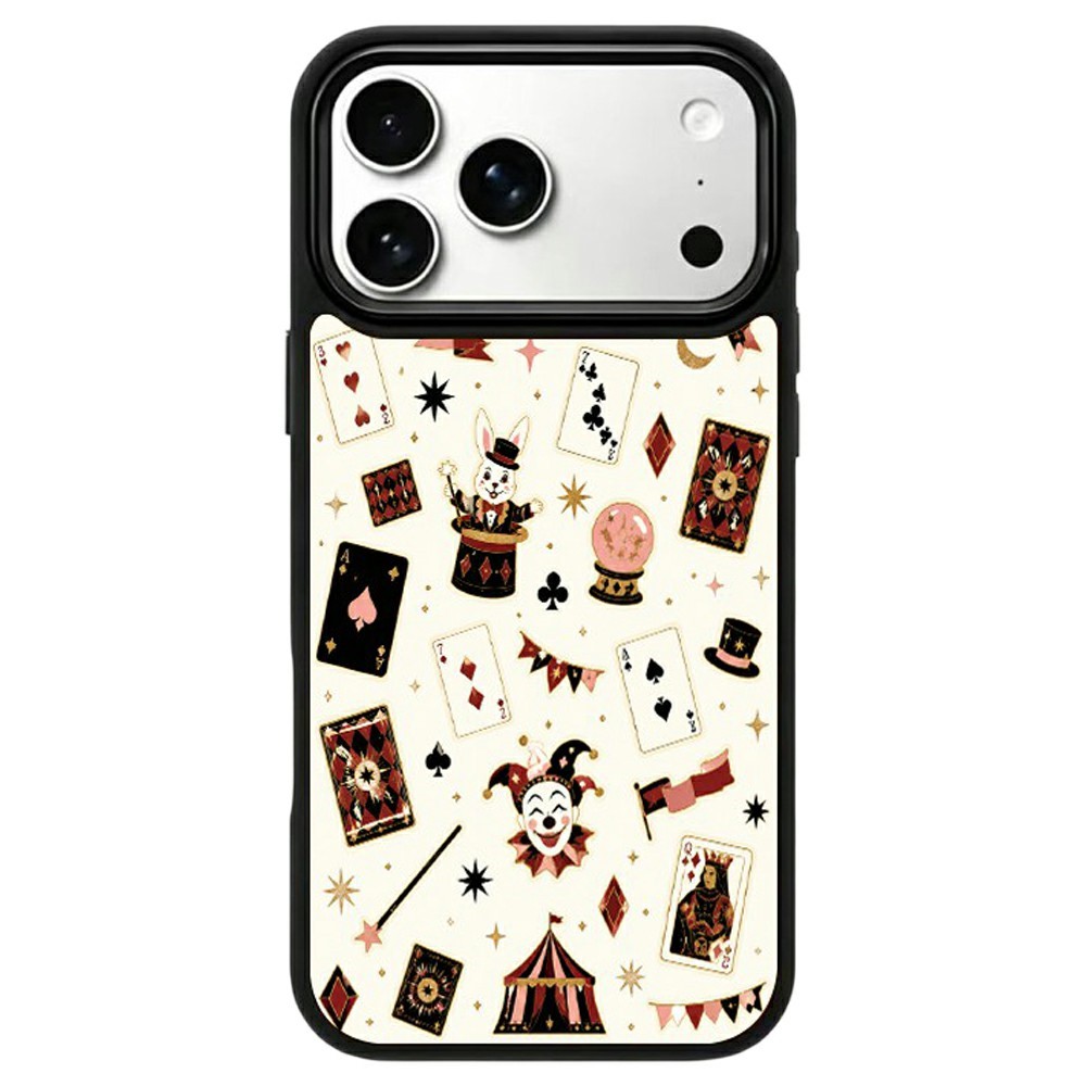  iPhone 18 Pro / 17 Pro Skal MagSafe UV-Mönster Poker
