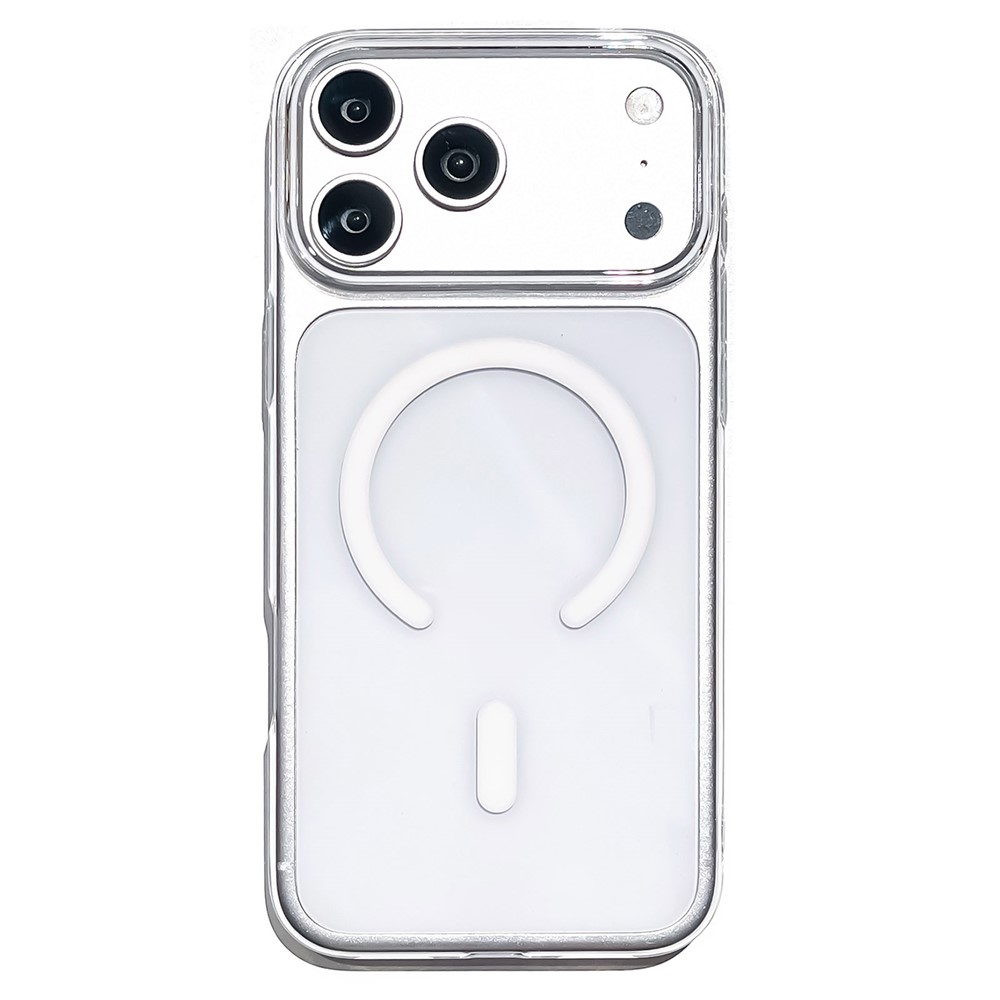  iPhone 18 Pro / 17 Pro Skal MagSafe Ultratunt Transparent /Vit