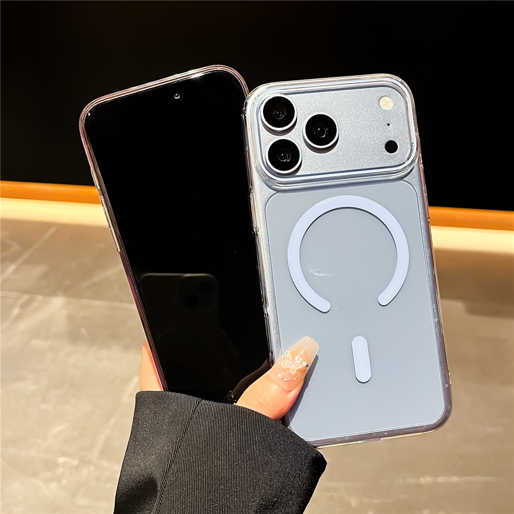  iPhone 18 Pro / 17 Pro Skal MagSafe Transparent/Svart