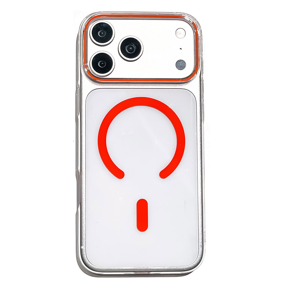 iPhone 18 Pro / 17 Pro Skal MagSafe Transparent/Orange