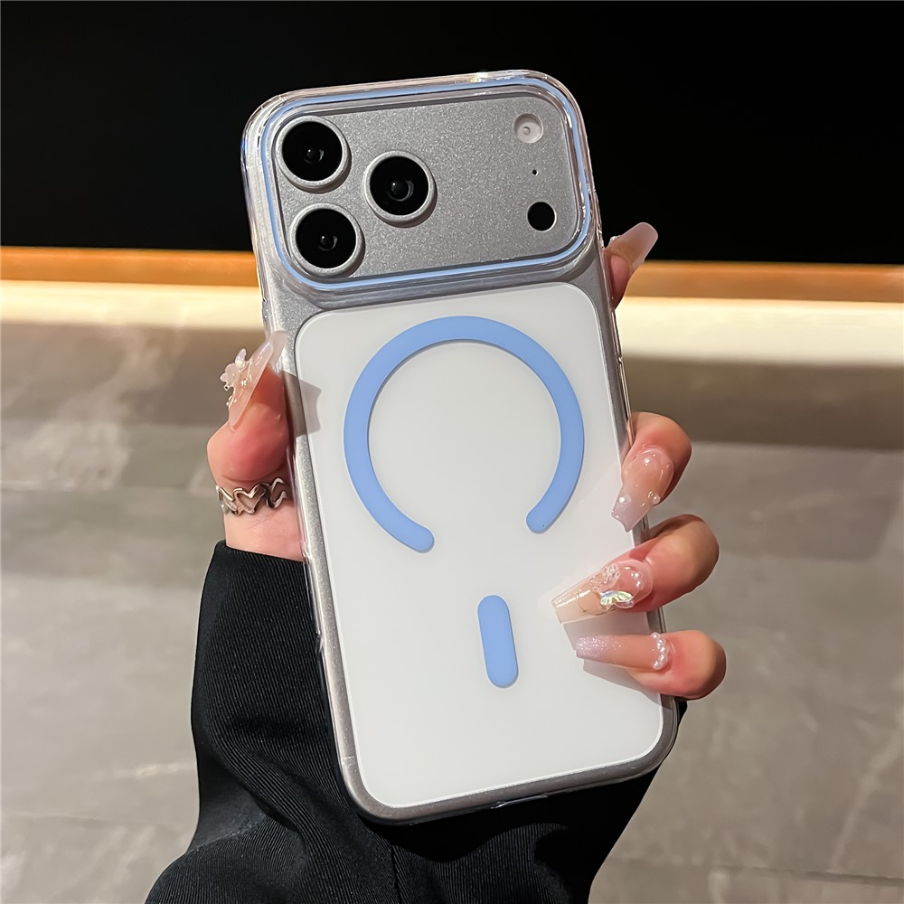  iPhone 18 Pro / 17 Pro Skal MagSafe Transparent/Ljus Blå