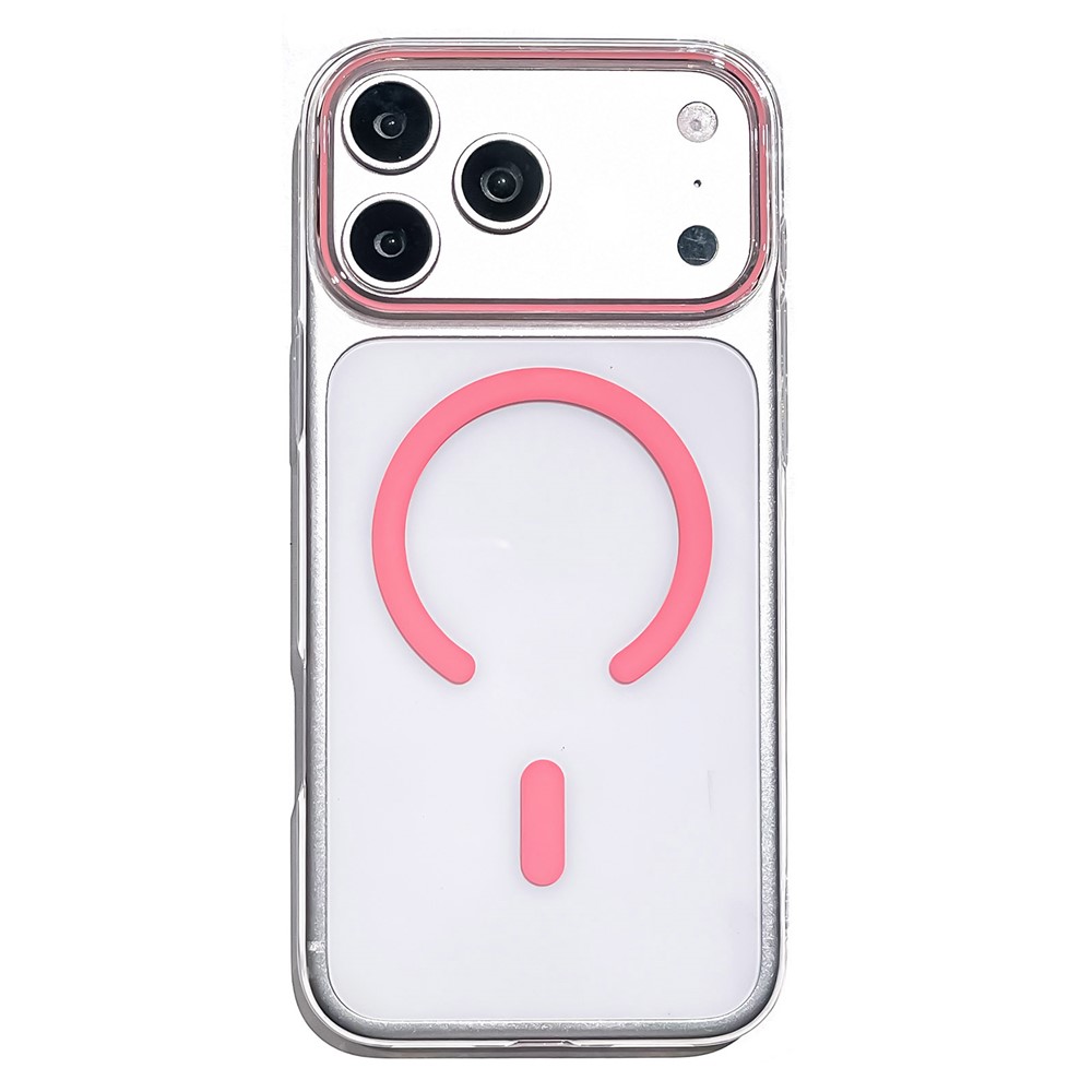  iPhone 18 Pro / 17 Pro Skal MagSafe Transparent/ Rosa