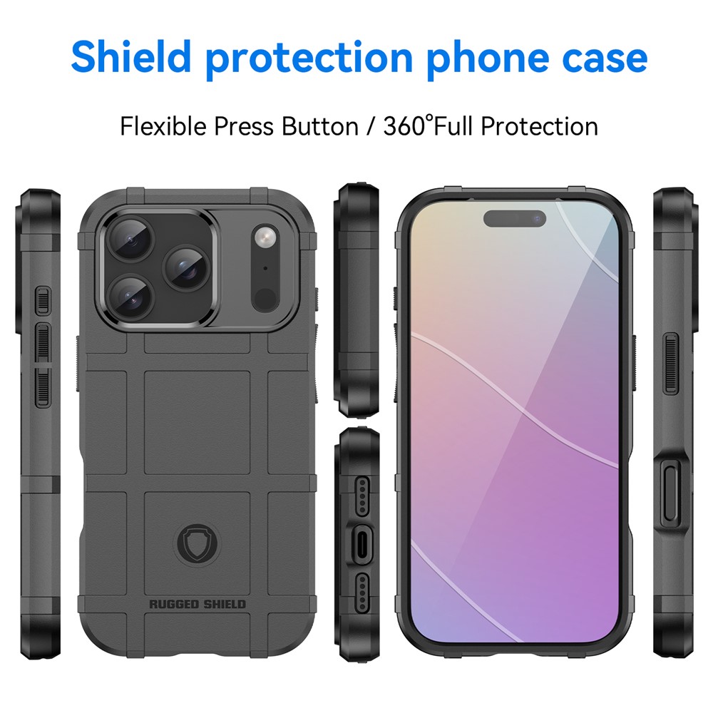  iPhone 18 Pro / 17 Pro Skal Robust Svart