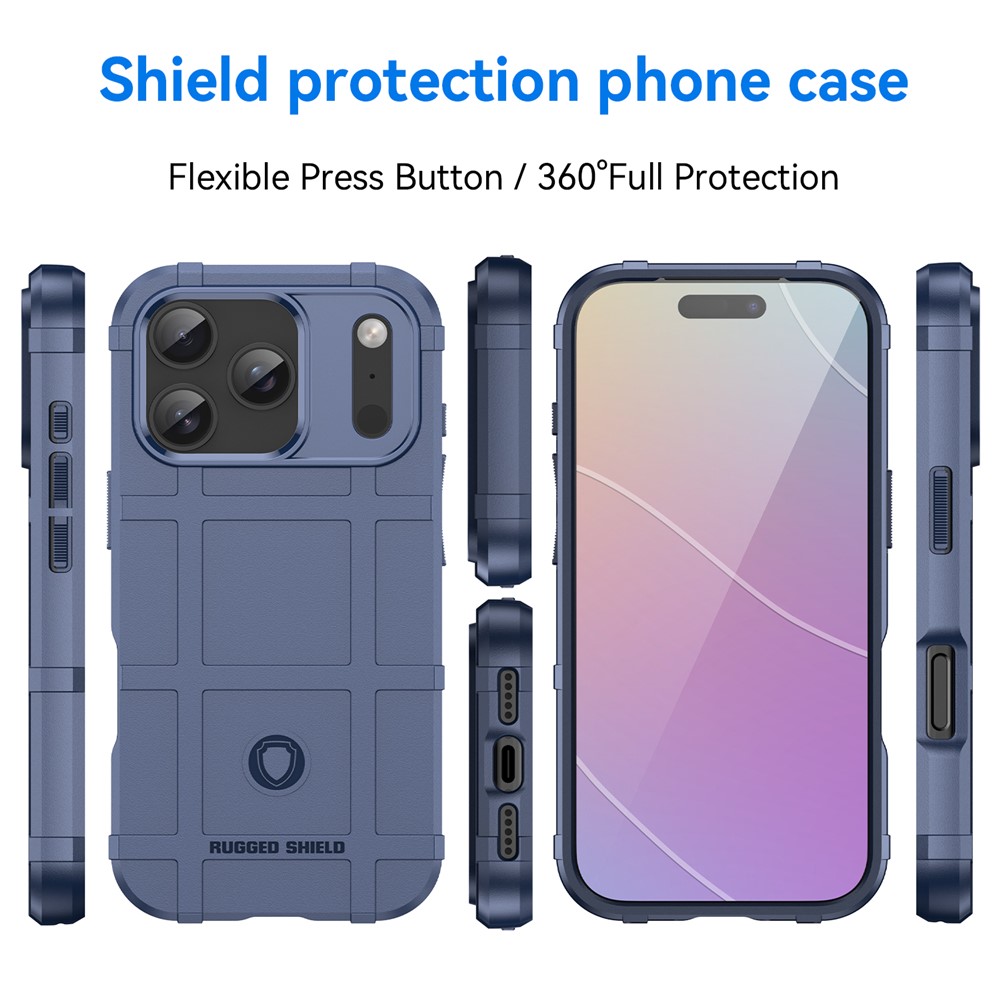  iPhone 18 Pro / 17 Pro Skal Robust Blå