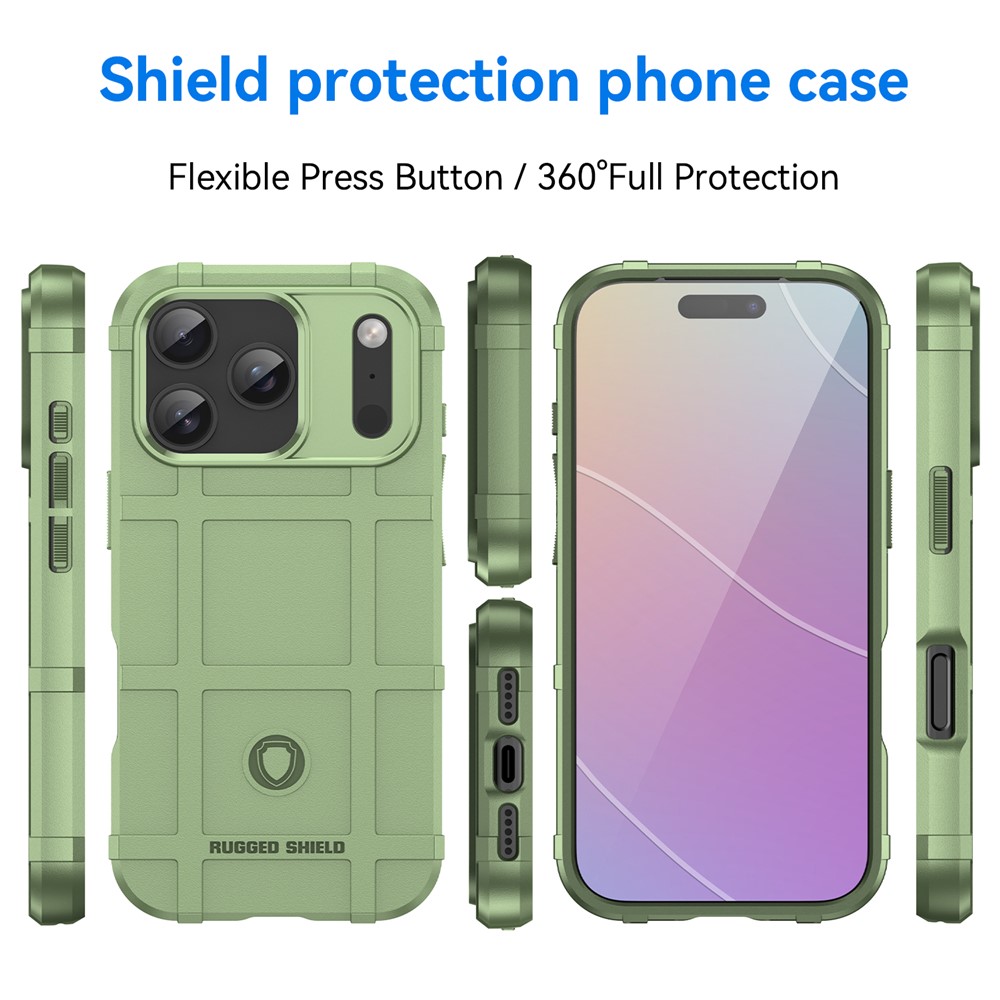  iPhone 18 Pro / 17 Pro Skal Robust Grön