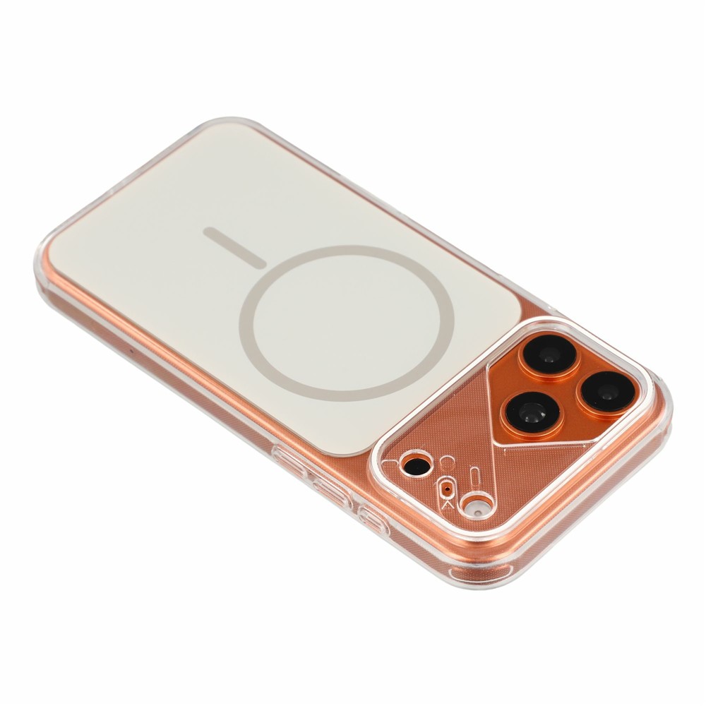  iPhone 18 Pro / 17 Pro Skal MagSafe Reptåligt Hybrid Grå