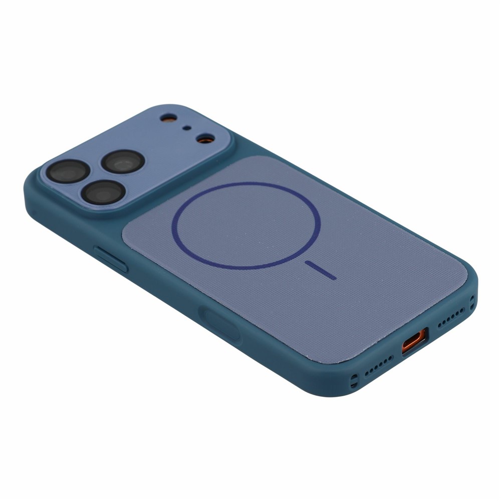  iPhone 18 Pro / 17 Pro Skal MagSafe Med Linsskydd Blå
