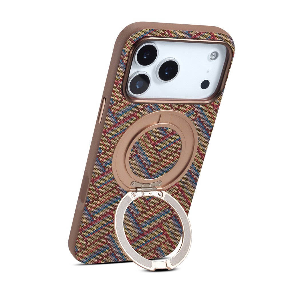 DENIOR DENIOR iPhone 18 Pro / 17 Pro Skal MagSafe Ringstativ Flerfärgad