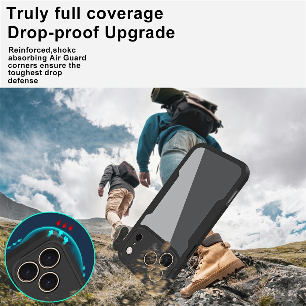  iPhone 18 Pro / 17 Pro Skal Med Skärmskydd TPU Svart