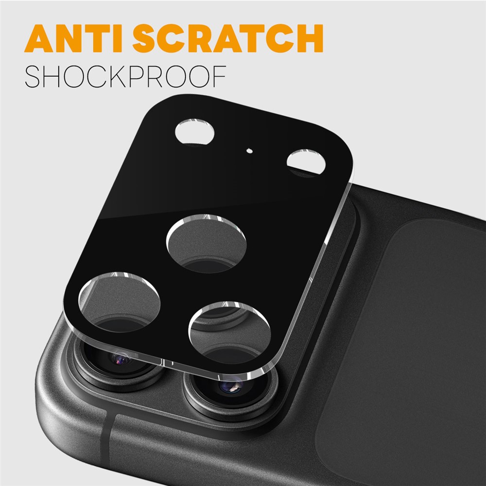 NORTHJO NORTHJO iPhone 18 Pro 2-PACK Linsskydd Svart