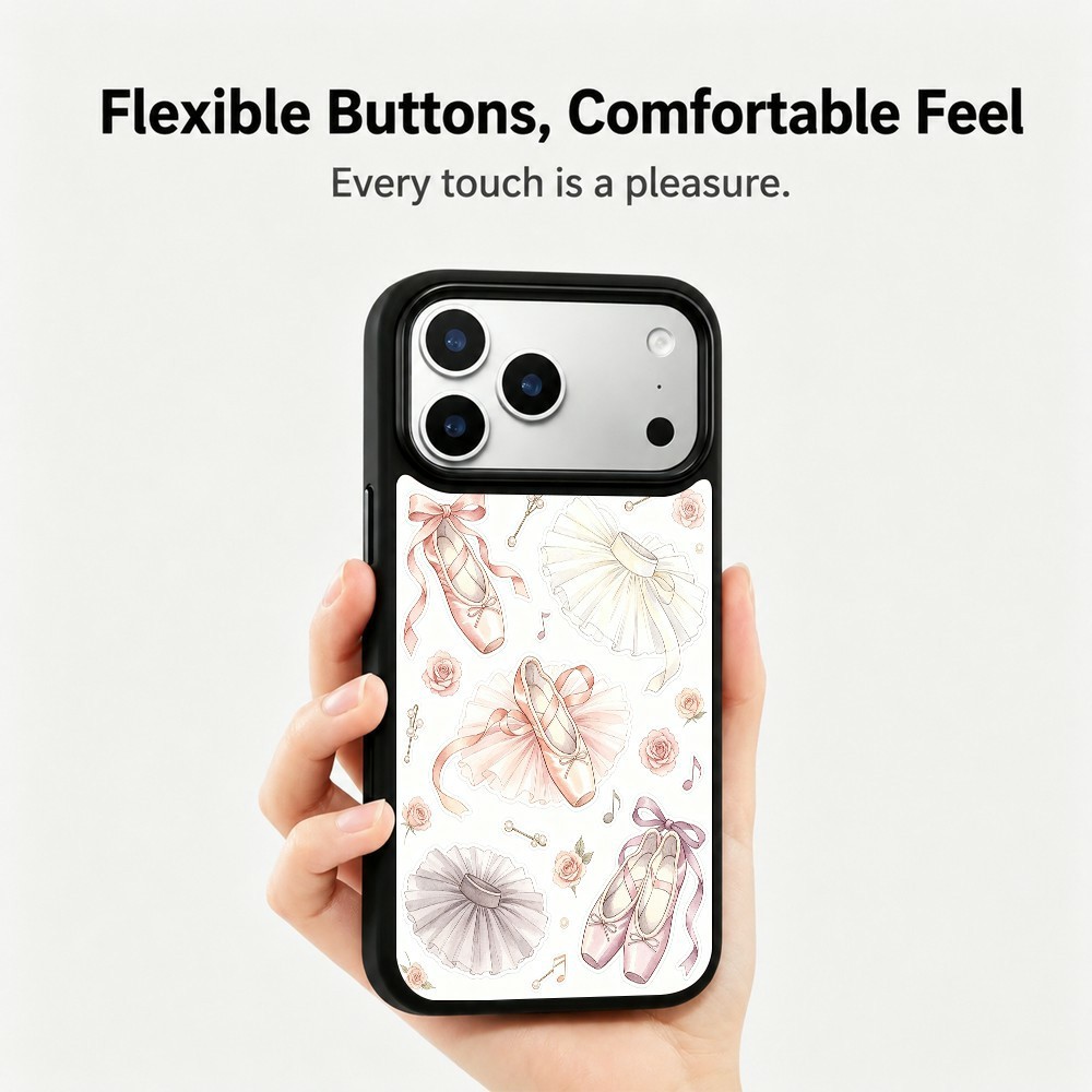  iPhone 18 Pro Max/17 Pro Max Skal MagSafe UV-Mönster Ballerina