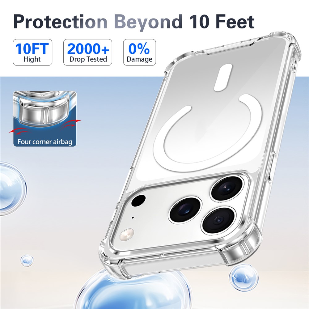  iPhone 18 Pro Max/17 Pro Max Skal MagSafe Shookproof