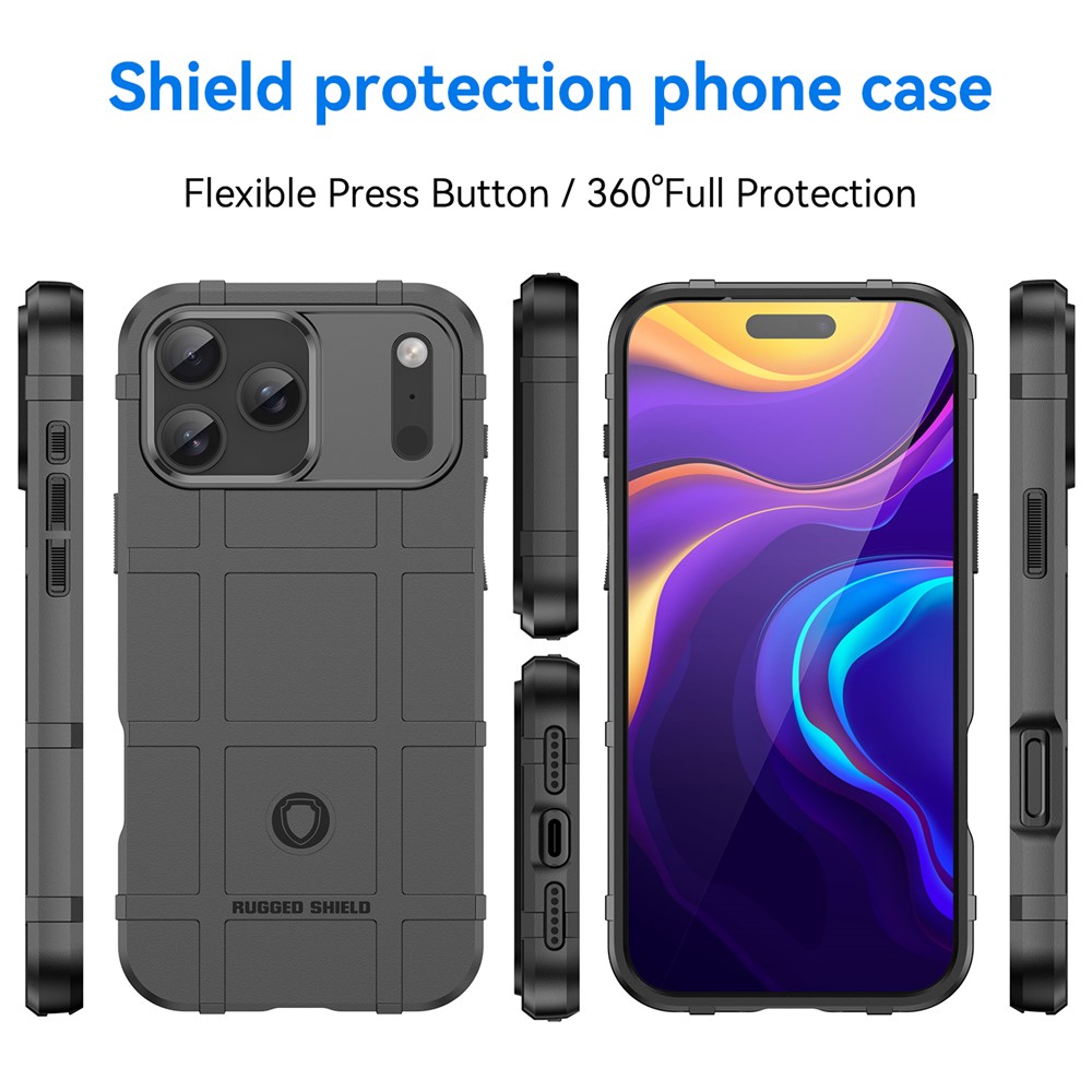  iPhone 18 Pro Max / 17 Pro Max Skal Robust Svart