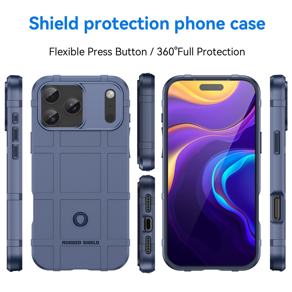  iPhone 18 Pro Max / 17 Pro Max Skal Robust Blå