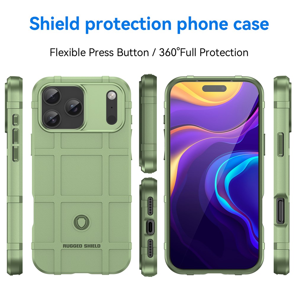  iPhone 18 Pro Max / 17 Pro Max Skal Robust Grön