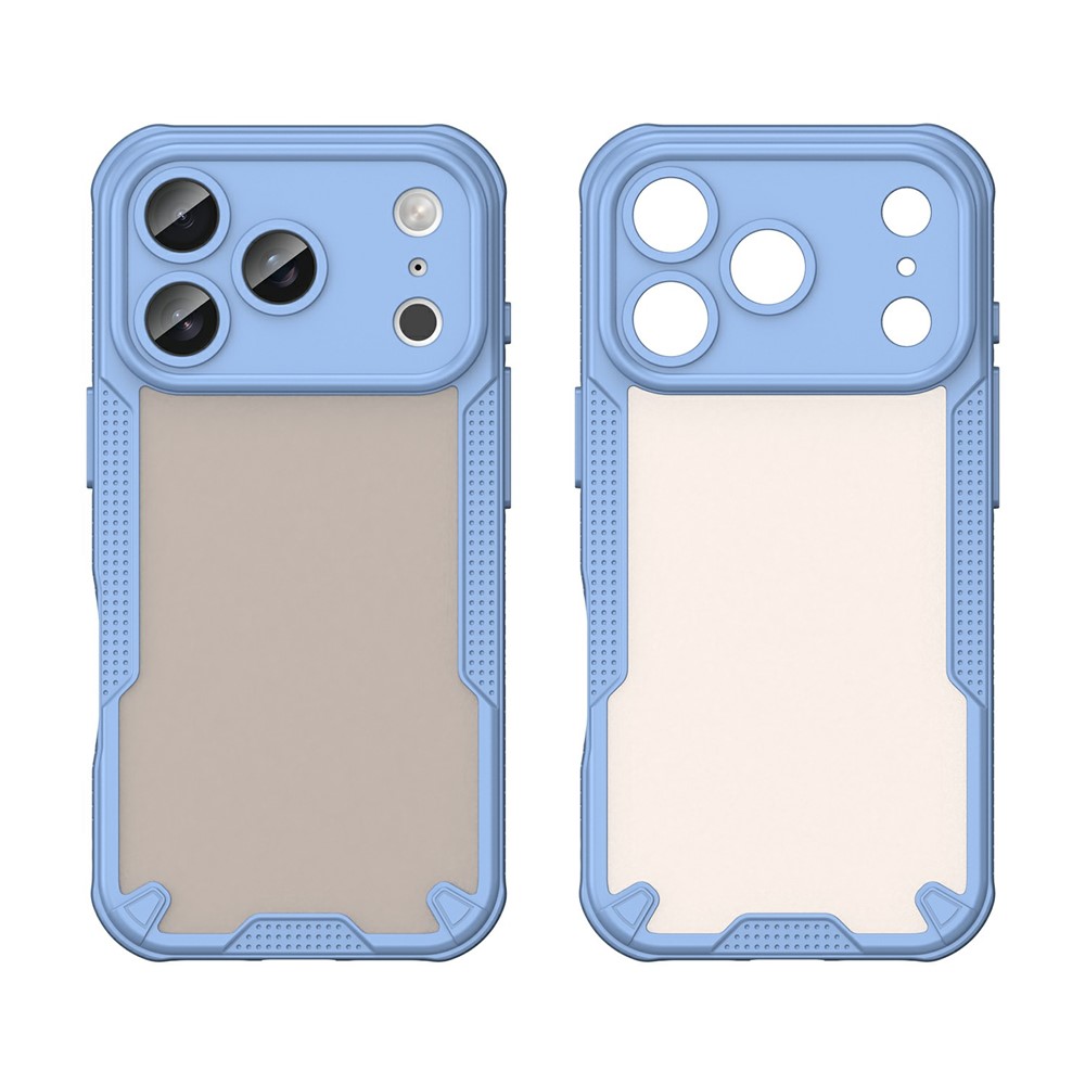  18 Pro Max/17 Pro Max Skal Frostat Transparent/Blå