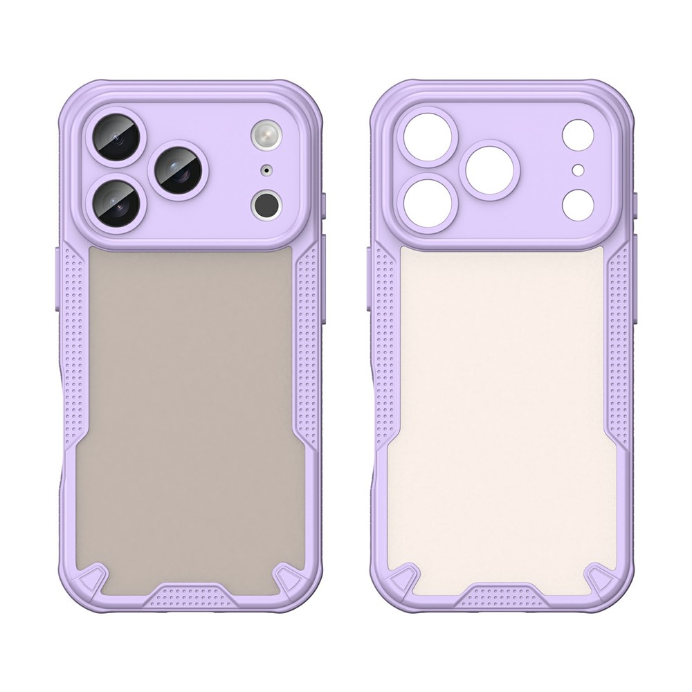  18 Pro Max/17 Pro Max Skal Frostat Transparent/Lila