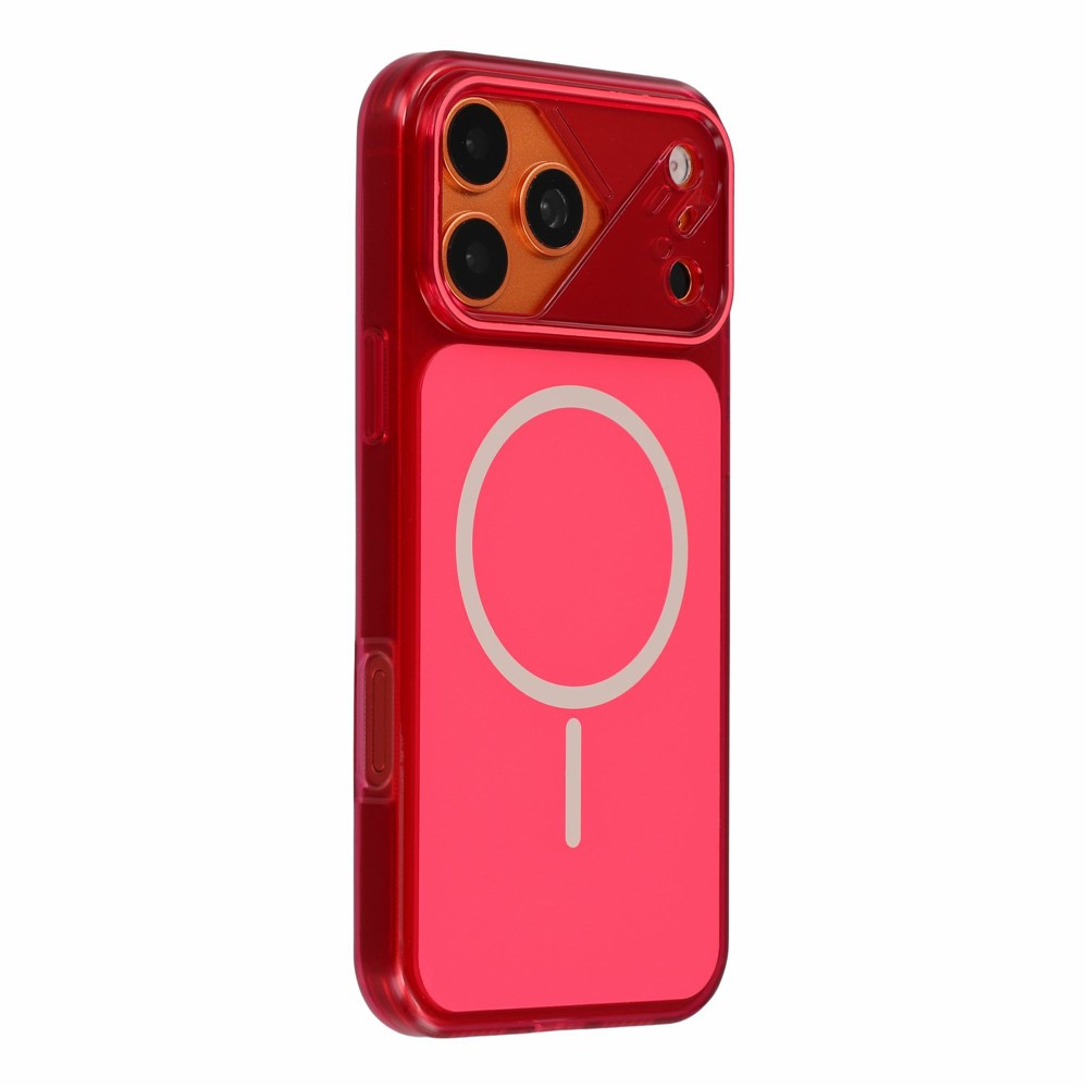  iPhone 18 Pro Max/17 Pro Max Skal MagSafe Reptåligt Röd