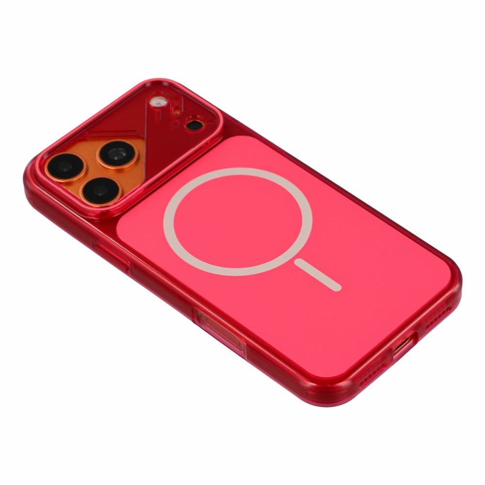  iPhone 18 Pro Max/17 Pro Max Skal MagSafe Reptåligt Röd