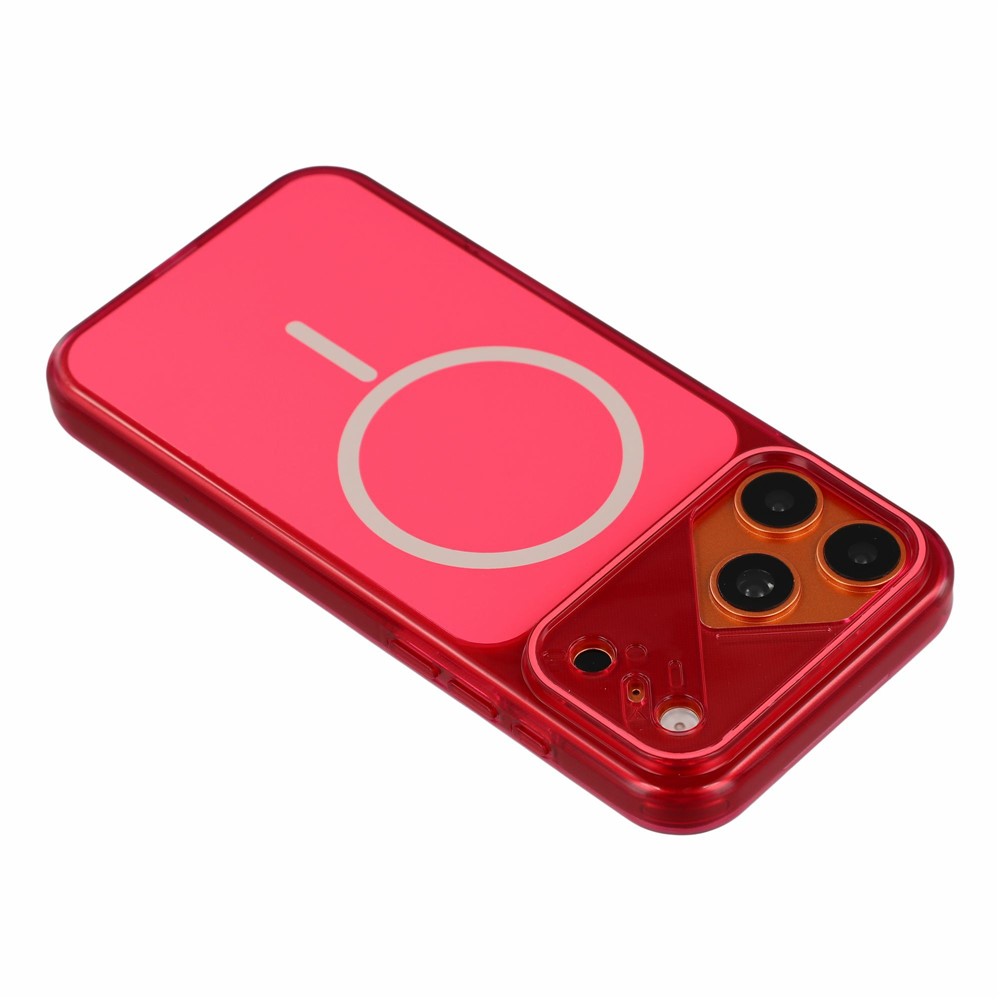  iPhone 18 Pro Max/17 Pro Max Skal MagSafe Reptåligt Röd