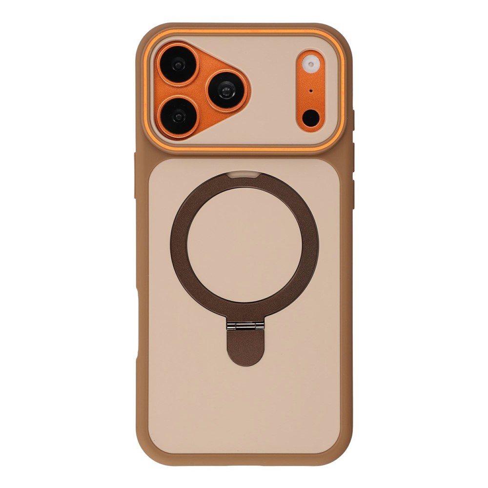  iPhone 18 Pro Max/17 Pro Max Skal MagSafe Stativ Brun