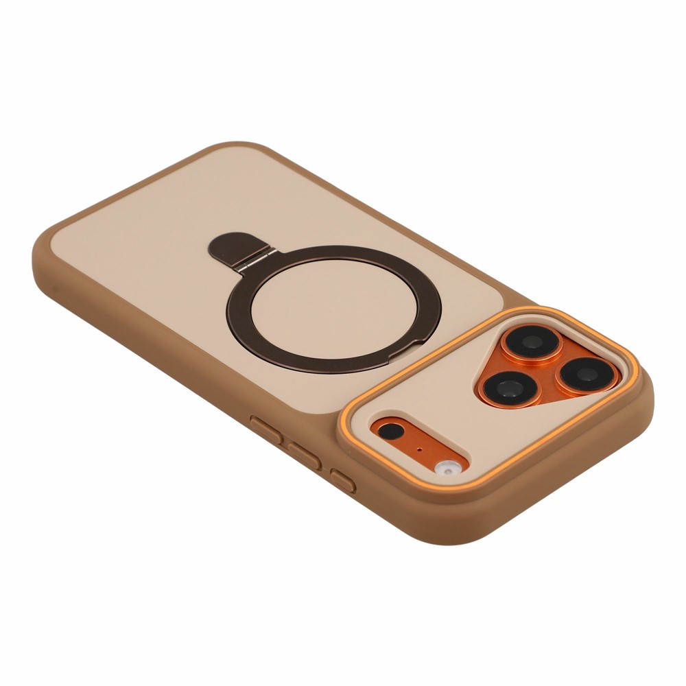  iPhone 18 Pro Max/17 Pro Max Skal MagSafe Stativ Brun