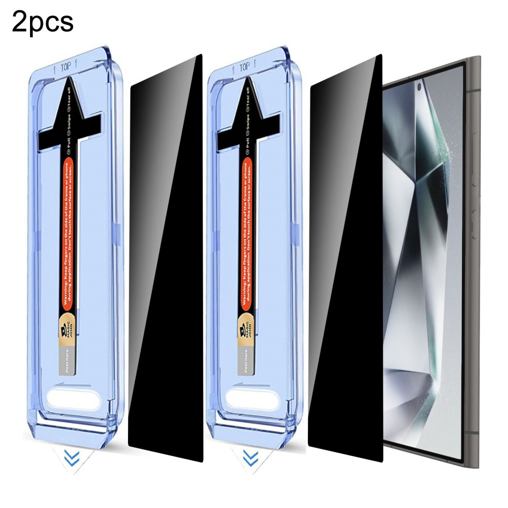  Samsung Galaxy S24 Ultra 2-PACK Skärmskydd Härdat Glas Privacy