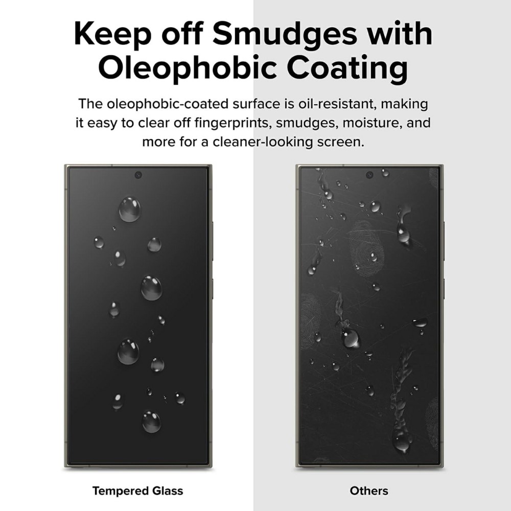  Samsung Galaxy S24 Ultra 2-PACK Skärmskydd Heltäckande Härdat Glas