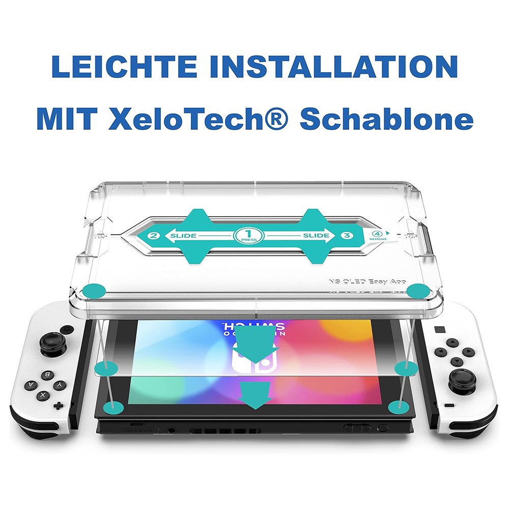  Nintendo Switch 2-PACK Skärmskydd Heltäckande Härdat Glas