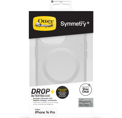 OtterBox OtterBox iPhone 14 Pro Skal MagSafe Symmetry Plus Clear