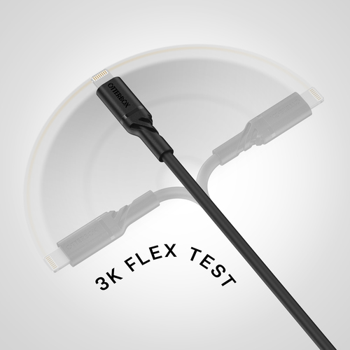 OtterBox OtterBox Standard 1m USB-C - USB-A Kabel Svart