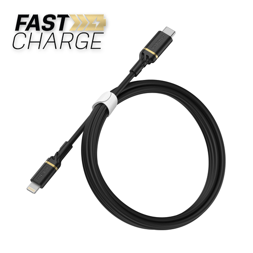OtterBox OtterBox Standard 1m MFi PD Lightning - USB-C Kabel Svart