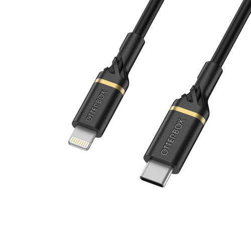 OtterBox OtterBox Standard 2m MFi PD Lightning - USB-C Kabel Svart