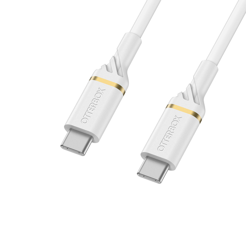 OtterBox OtterBox Premium 2m PD USB-C - USB-C Kabel Nylonflätad Vit