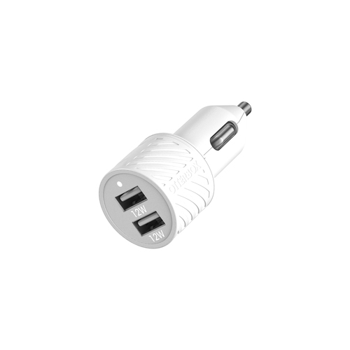 OtterBox OtterBox Premium 24W 2x USB-A Billaddare Vit